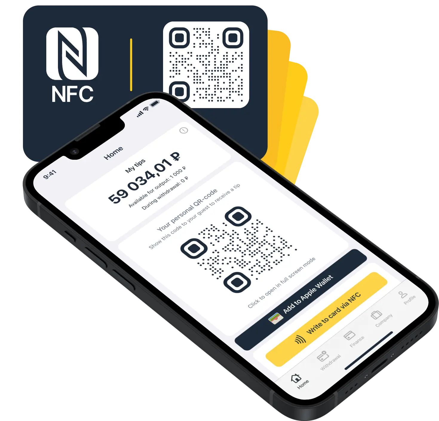 iPhone nfc card